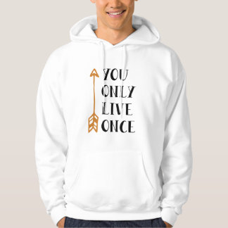 You Only Live Once – YOLO Arrow Design for T-Shirt Hoodie