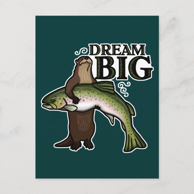 You Otter Dream Big Postcard (Front)
