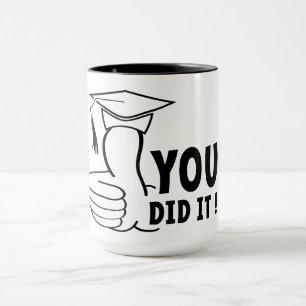 You passed or you got it, diploma mug