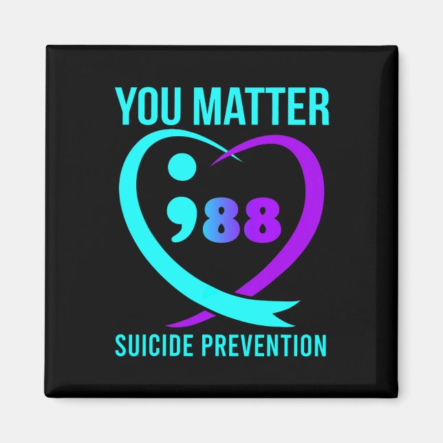 You Problem 988 Suicide Prevention Awareness  Magnet (Front)