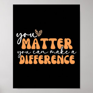 You Problem Kindness Be Kind Groovy Mental Health  Poster