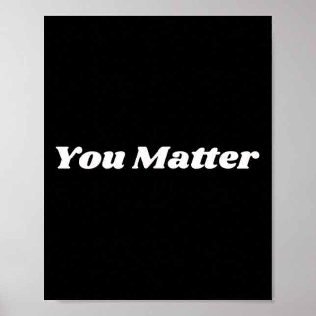 You Problem Mental Health Awareness 1  Poster (Front)
