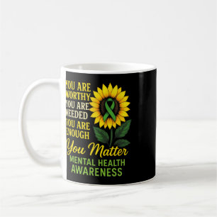 You Problem - Mental Health Awareness Sunflower Coffee Mug