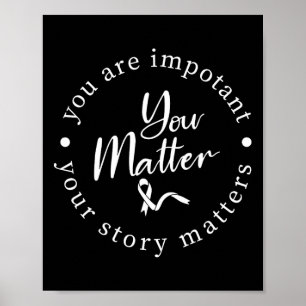 You Problem Mental Health Awareness Warrior Counse Poster