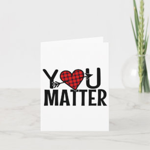 You Problem Suicide Awareness Prevention Mental He Card