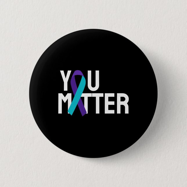 You Problem Suicide Prevention Awareness 4  6 Cm Round Badge (Front)
