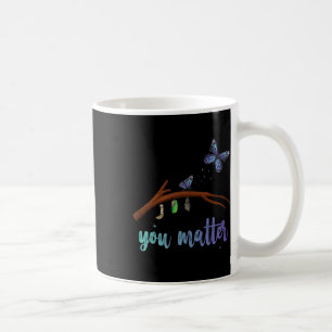 You Problem Suicide Prevention Butterfly Transform Coffee Mug