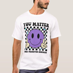 You Problem Teal Purple Ribbon Suicide Prevention T-Shirt