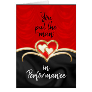 You put the man in performance