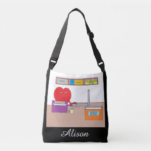 You Put Your Heart into Your Work: Crossbody Bag