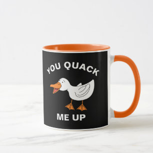 You Quack Me Up Funny Farming Animal Duck Pun Mug