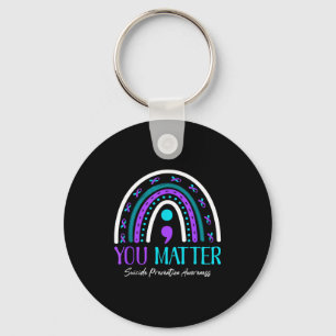 You Rainbow Mental Health Suicide Prevention Key Ring