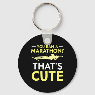 You Ran A Marathon That's Cute Sports Biathlon Bia Key Ring