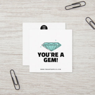You’re A Gem Thank You Card jewellery Discount