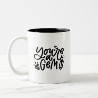 You’re a Gem (Updated) Handlettered