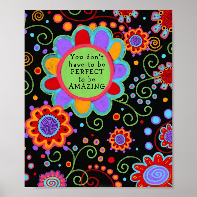 “You’re Amazing” Fun Colourful Classroom Poster (Front)