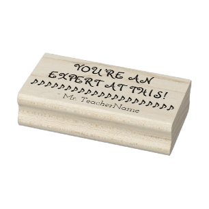 "YOU’RE AN EXPERT AT THIS!" Tutor Rubber Stamp