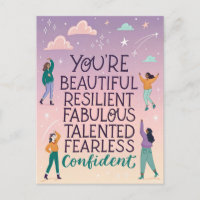 You’re Beautiful & Fearless Motivational Quote