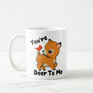 You’re Deer To Me Mug - Female Deer Male Bird