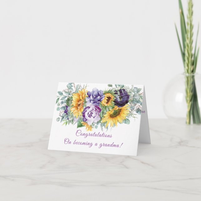 You re Going to be a Grandma card (Front)