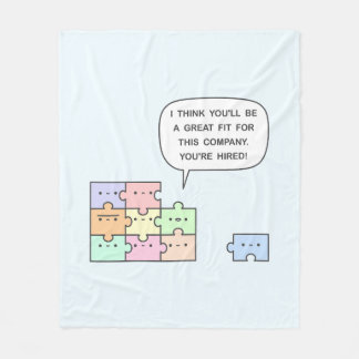 You’re Hired! Fleece Blanket