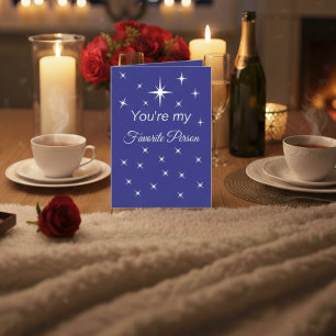 You’re My Favourite Person Folded Greeting Card