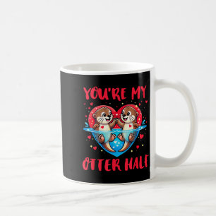 You’re My Otter Half Valentine Funny Love Pun Cute Coffee Mug