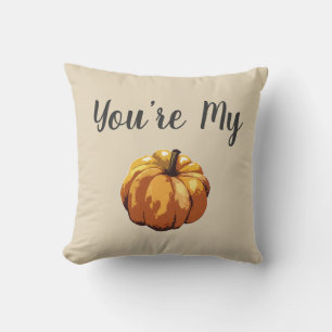 You’re My Pumpkin Autumn Farmhouse Throw Pillow