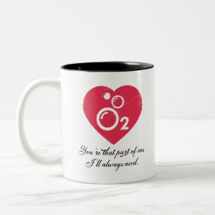 You’re that part of me I’ll always need. Two-Tone Coffee Mug