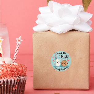 You’re the Milk to My Cookies! Valentine’s Sticker