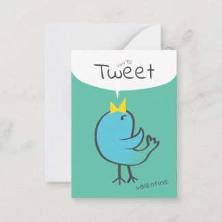 You’re Tweet Valentine Card for Kids | Red Bird