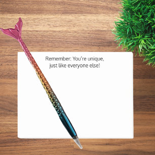 You’re unique just like everyone else,Funny,Custom Post-it Notes