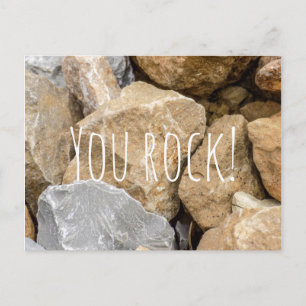 You Rock! A Funny Optimistic Postcard