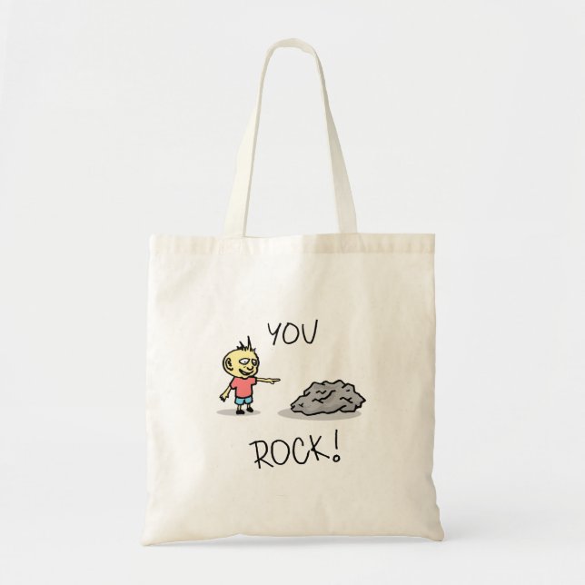 You Rock! Cartoon. Tote Bag (Front)