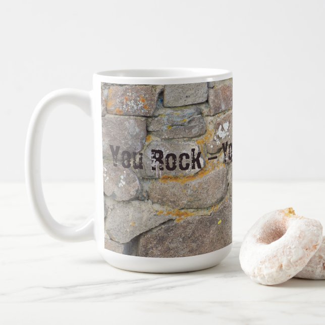 You Rock Coffee Mug (With Donut)