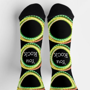 You Rock Lighted Hula Hoops Socks