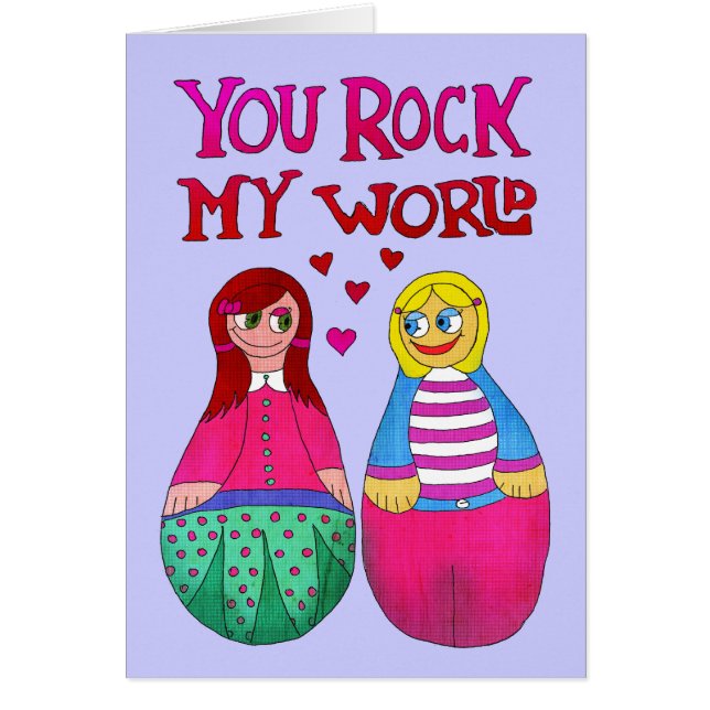 You rock my world (Front)