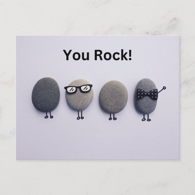 You Rock! Postcard (Front)