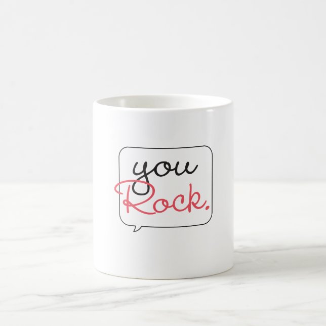 You Rock Speech Bubble Mug (Center)