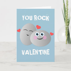 You Rock Valentine Holiday Card