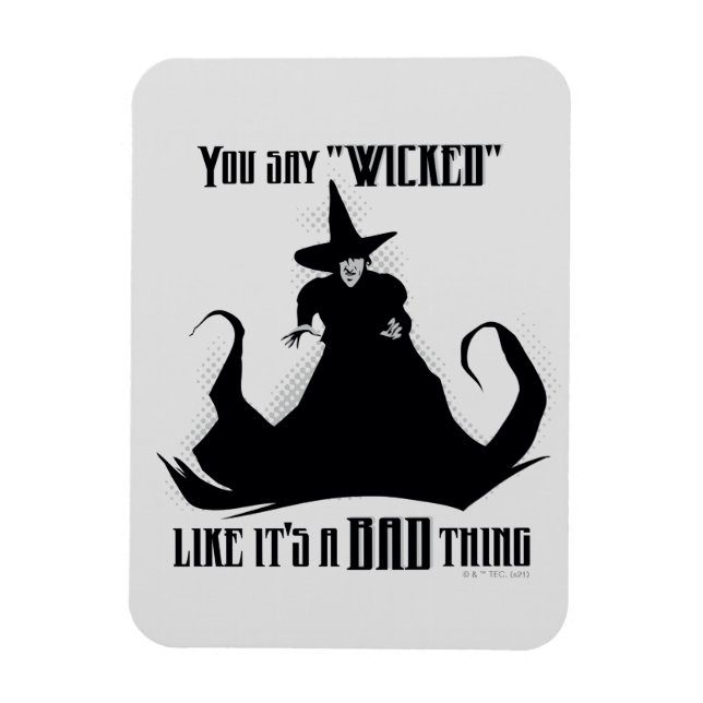 You Say "Wicked" Like It's A Bad Thing Magnet (Vertical)