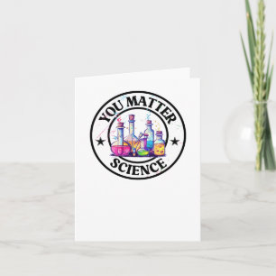 You Science Teacher Sticker Card