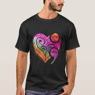 You Semicolon Heart Mental Health Awareness T-Shirt