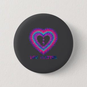 You Semicolon Heart Suicide Prevention Awareness  6 Cm Round Badge