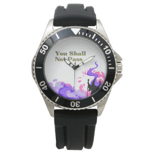 "You Shall Not Pass" hand drawn wizard on a Watch