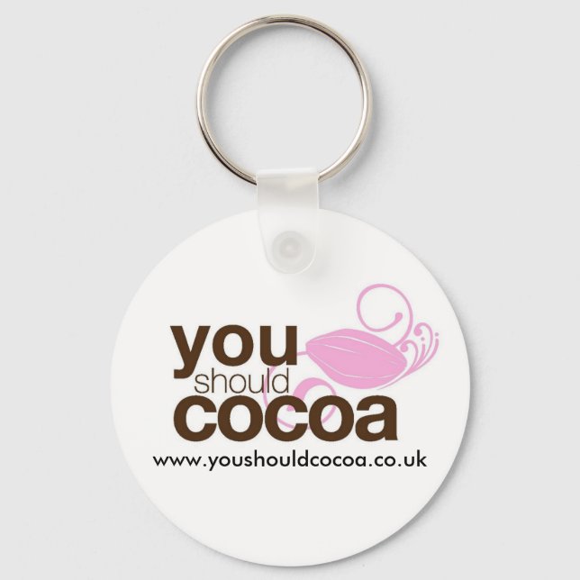 You Should Cocoa Key Ring (Front)