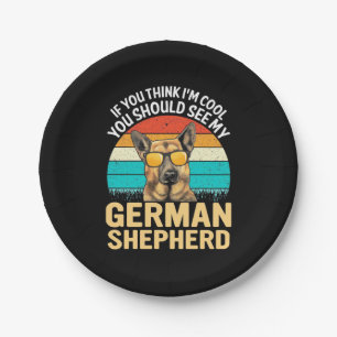 You Should See My German Shepherd Paper Plate
