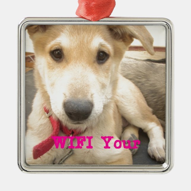 You Should WIFI Your Love Everyday Metal Ornament (Front)