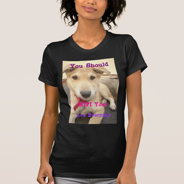 You Should WIFI Your Love Everyday T-Shirt (Front)