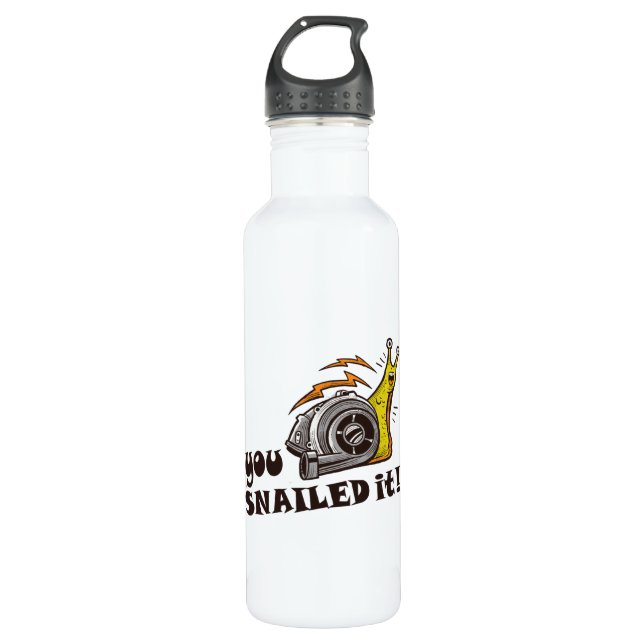 You snailed it well done 710 ml water bottle (Front)